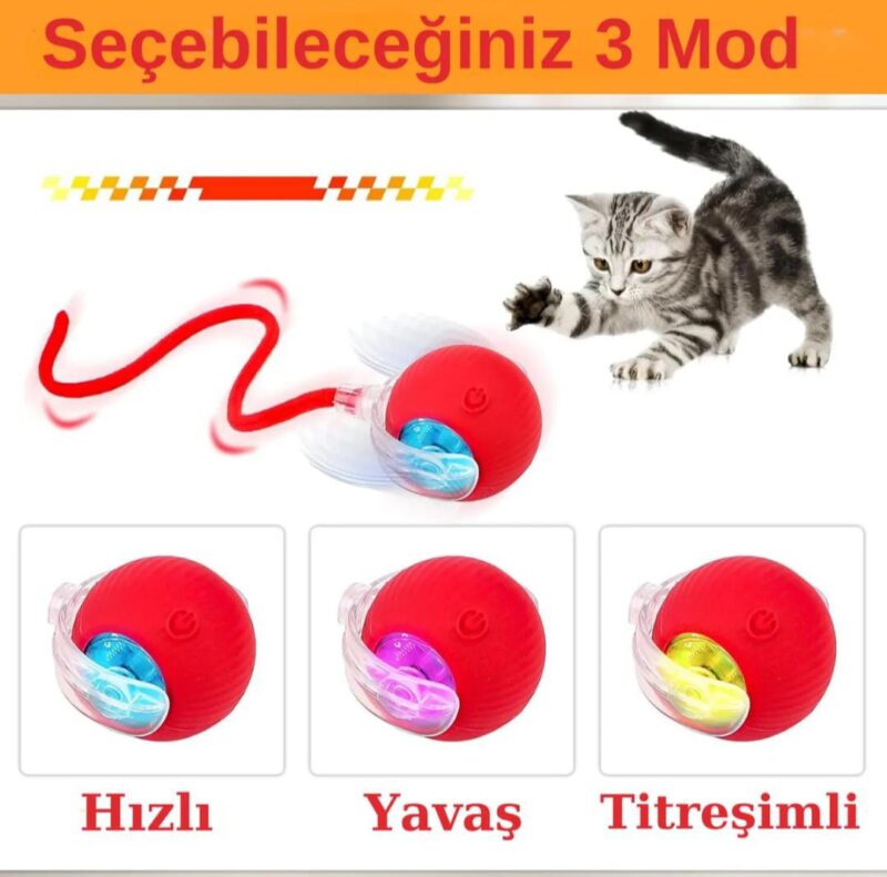 İPLİ USB ŞARJLI HAREKETLİ TOP